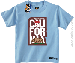 California Bear Symbol - Koszulka dziecięca błękit 
