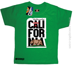 California Bear Symbol - Koszulka dziecięca zielona 