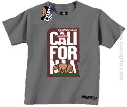 California Bear Symbol - Koszulka dziecięca szara
