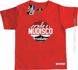 NU Disco Revolution Kula - Koszulka dziecięca czerwona 