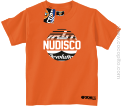 NU Disco Revolution Kula - Koszulka dziecięca pomarańcz 