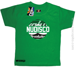 NU Disco Revolution Kula - Koszulka dziecięca zielona 
