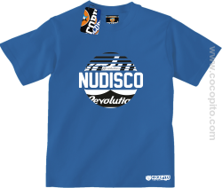 NU Disco Revolution Kula - Koszulka dziecięca niebieska 