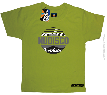 NU Disco Revolution Kula - Koszulka dziecięca kiwi