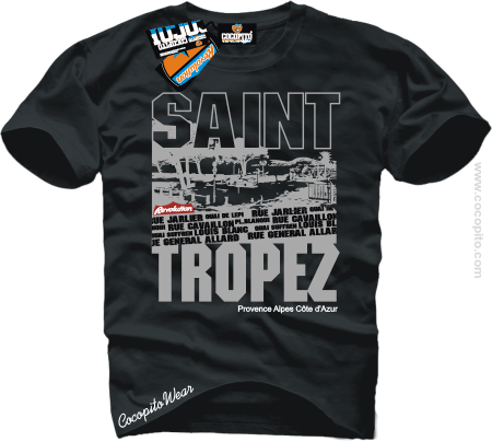 Saint Tropez - Provence Alpes Cote d`Azur - koszulka męska