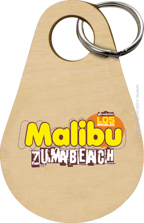 Malibu Beach Zumba Los Angeles - Breloczek 