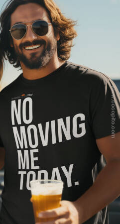NO MOVING ME TODAY Revolution Cocopito  -  koszulka męska
