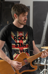 Rock Stars Never Die - koszulka męska