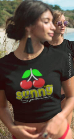 Sunny Space Cherries Cocopito Wear - koszulka damska