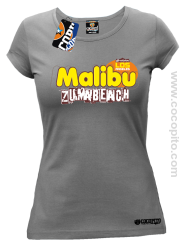 Malibu Beach Zumba Los Angeles - Koszulka damska szara 