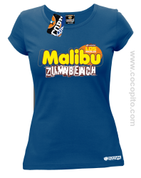 Malibu Beach Zumba Los Angeles - Koszulka damska niebieska 