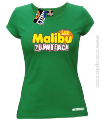 Malibu Beach Zumba Los Angeles - Koszulka damska zielona 
