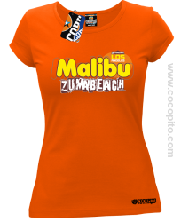 Malibu Beach Zumba Los Angeles - Koszulka damska pomarańcz 