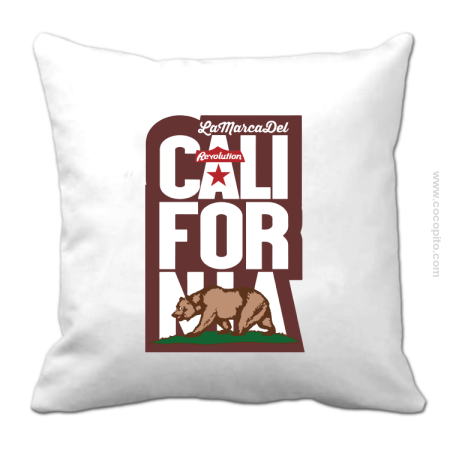 California Bear Symbol - Poduszka 