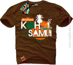 Koh Samui Thailand Cocopito Wear - Koszulki Męskie tshirt with overprint holiday