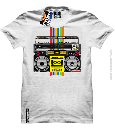 Old Tape Recorder 80`s - koszulka męska