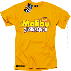 Malibu Beach Zumba Los Angeles - Koszulka męska żółta 