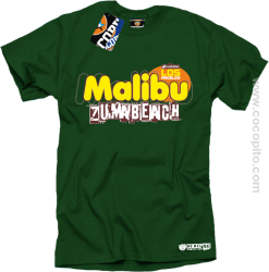 Malibu Beach Zumba Los Angeles - Koszulka męska zielona 