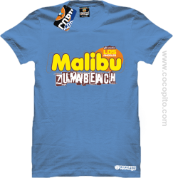Malibu Beach Zumba Los Angeles - Koszulka męska błękit 