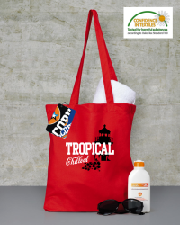 Tropical Chillout Style - Torba EKO czerwona 