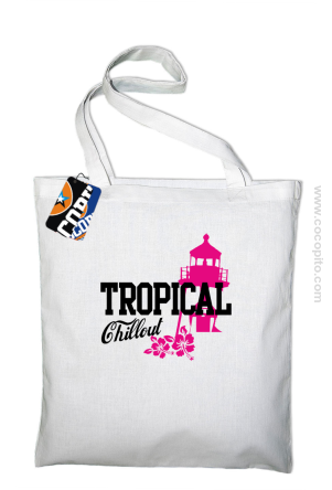 Tropical Chillout Style - Torba EKO biała 