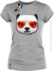 Panda FrontFace3d- koszulka damska z nadrukiem
