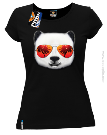 Panda FrontFace3d- koszulka damska z nadrukiem