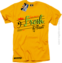 Give me a Fresh Beat - Koszulka męska żółta 