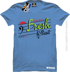 Give me a Fresh Beat - Koszulka męska błękit 