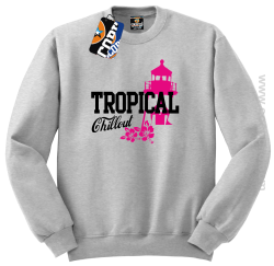 Tropical Chillout Style - Bluza męska standard bez kaptura melanż 