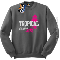 Tropical Chillout Style - Bluza męska standard bez kaptura szara 