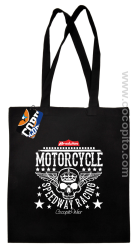 Motorcycle Crown Skull Speedway - Torba EKO czarna
