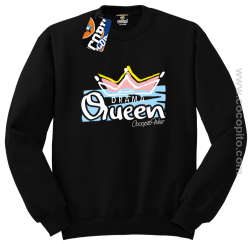 DRAMA Queen - Bluza męska standard bez kaptura czarna 