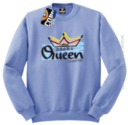 DRAMA Queen - Bluza męska standard bez kaptura błękit 
