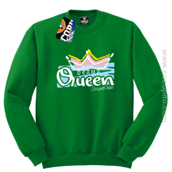 DRAMA Queen - Bluza męska standard bez kaptura zielona 