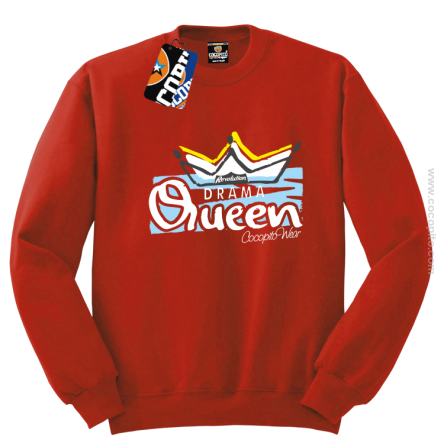 DRAMA Queen - Bluza męska standard bez kaptura czerwona 