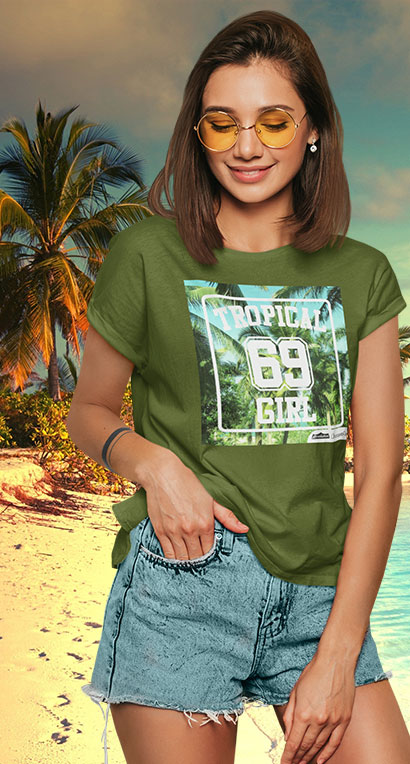 tropical tshirt