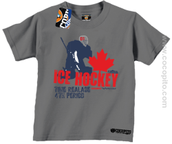 Ice Hockey Time Realase Cocopito - koszulka dziecięca szara