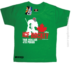 Ice Hockey Time Realase Cocopito - koszulka dziecięca zielona