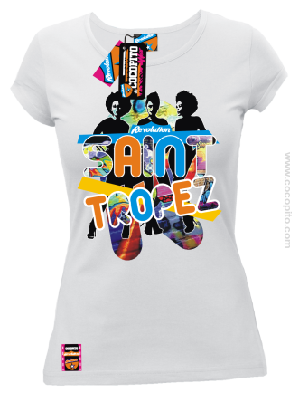 SAINT TROPEZ Old School Style COCOArt - koszulka damska