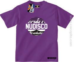 NU Disco Revolution Kula - Koszulka dziecięca fiolet 