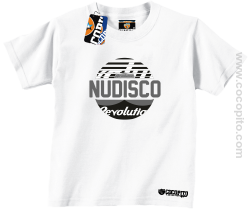 NU Disco Revolution Kula - Koszulka dziecięca biała 