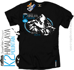 K2 Chhogori Himalaya Mountain - koszulka męska 32