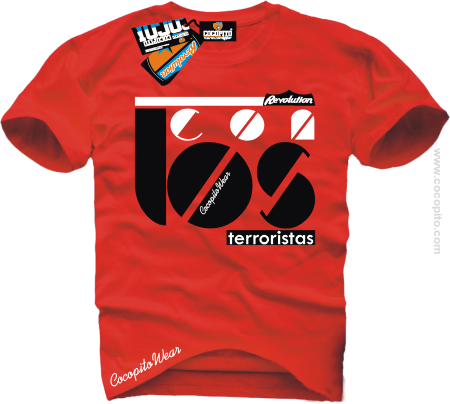 Con Los Terroristas - COCOPITO Wear - koszulka męska