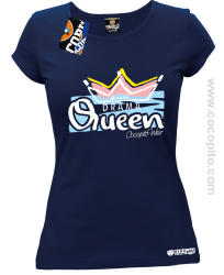 DRAMA Queen - Koszulka damska granat