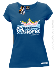 DRAMA Queen - Koszulka damska niebieska 