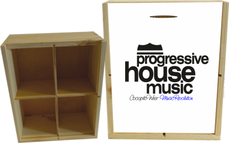 Progressive House MUSIC - Skrzynka drewniana 