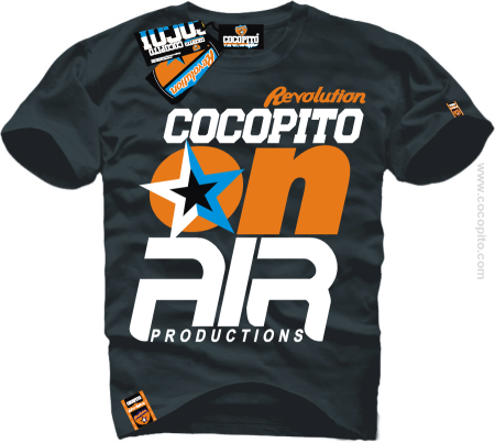COCOPITO On-Air Productions Logo - koszulka męska