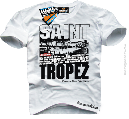 Saint Tropez - Provence Alpes Cote d`Azur - koszulka męska