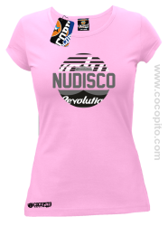 NU Disco Revolution Kula - Koszulka damska jasny róz 